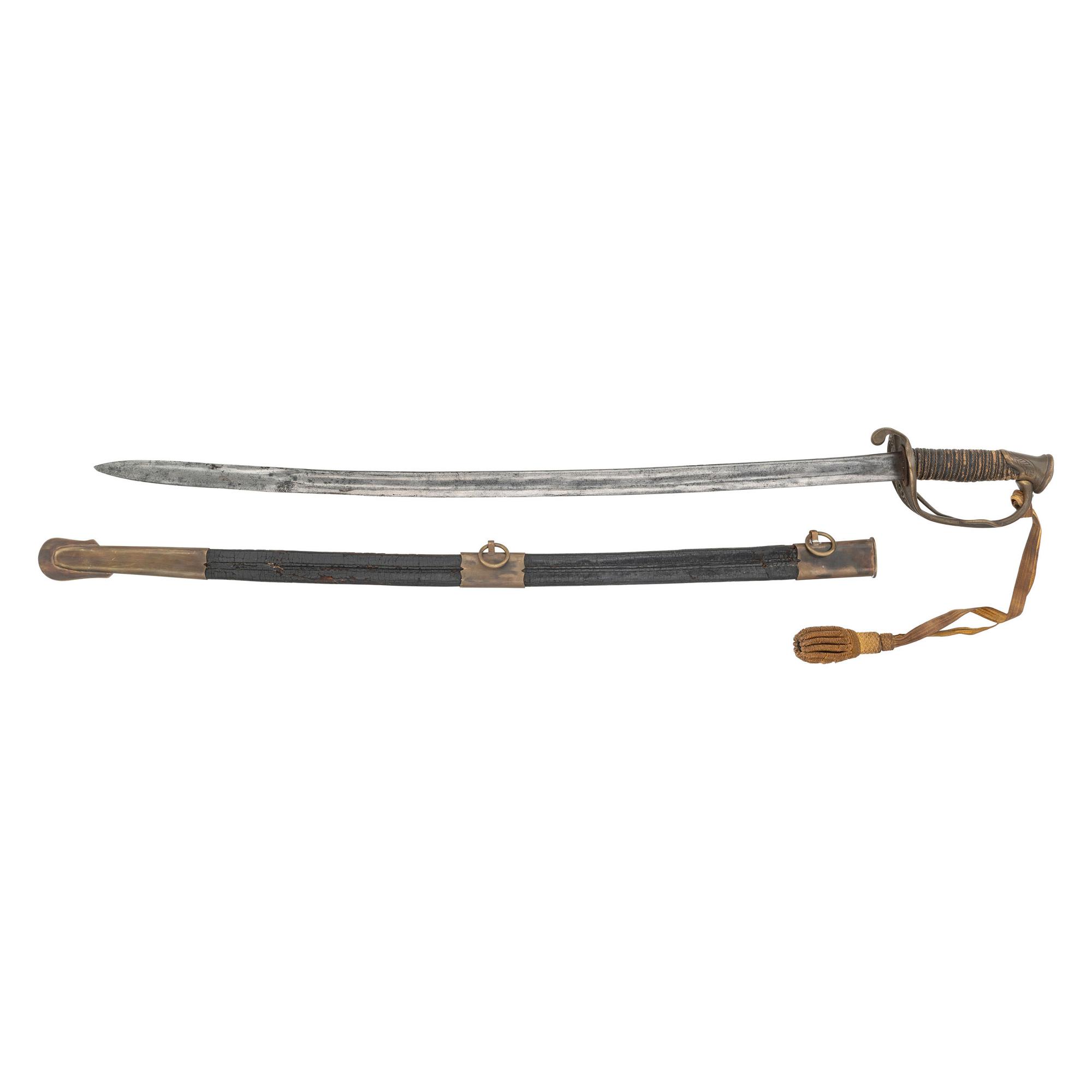 Leech & Rigdon Extra Branch Inside Guard CS Marked Staff & Field Officer's Sword