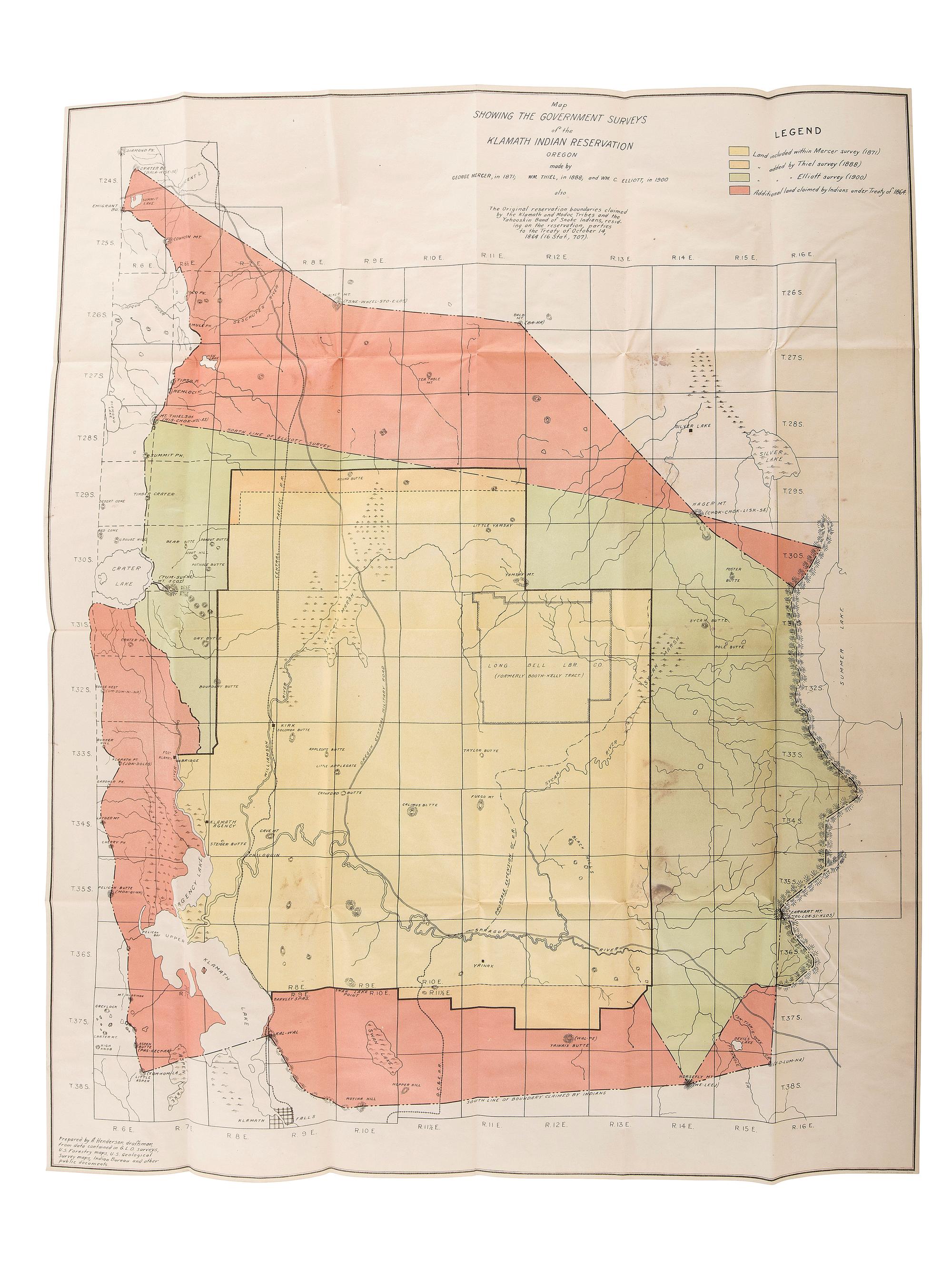 [NATIVE AMERICANS] -- [HENDERSON, Daniel B. (1862-1940)]. An archive of letters and documents mostly related to Henderson's work representing Native American interests, including:
