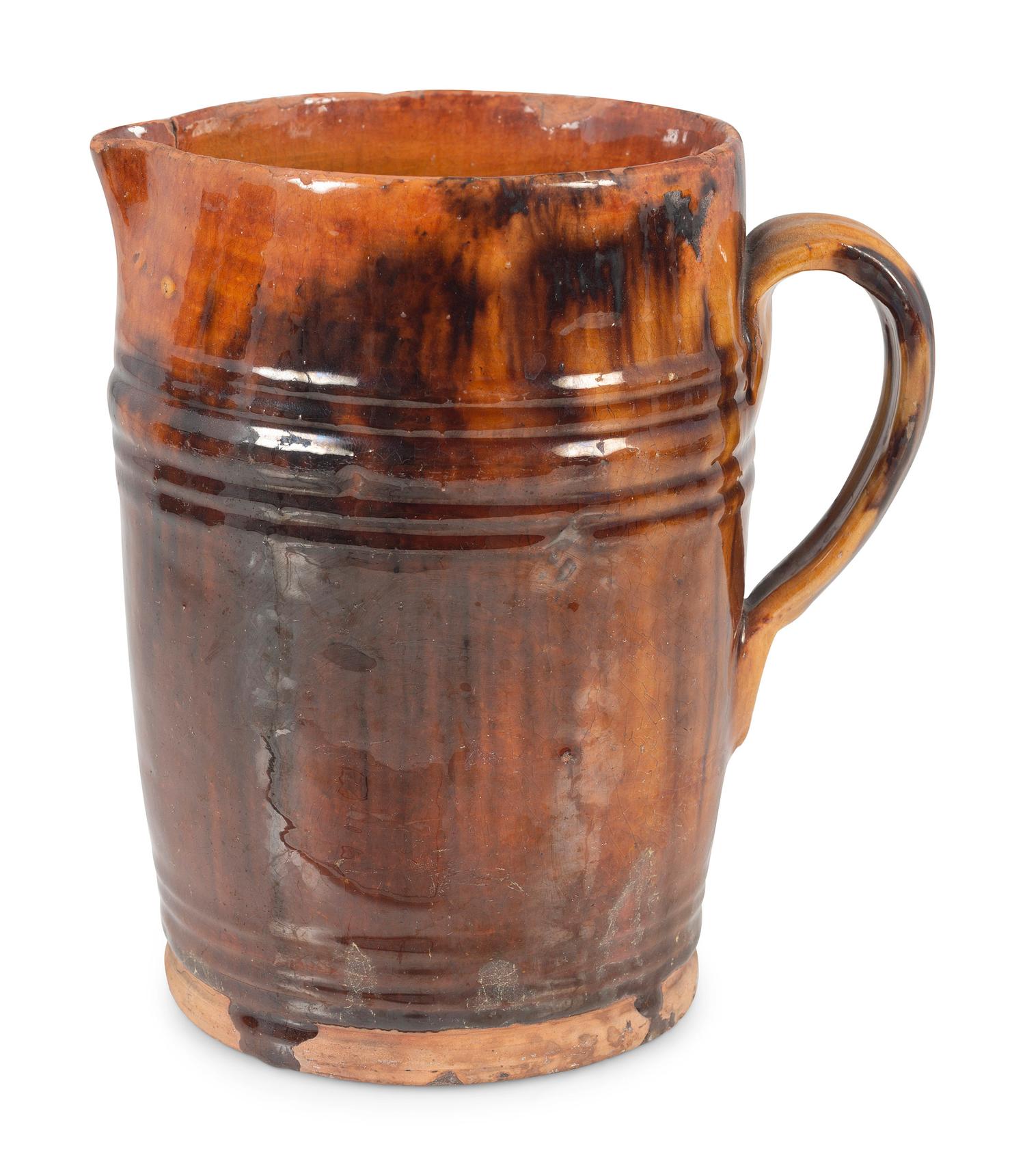 Six Redware Vessels