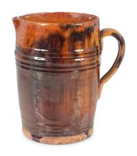 Six Redware Vessels