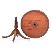 An English Mahogany Drum Table