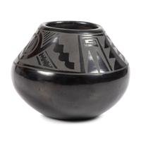 Blackware Pottery Jar