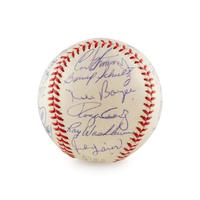 A 1964 World Series Champion St. Louis Cardinals Team Signed Autograph Baseball (Beckett Authentication Services)