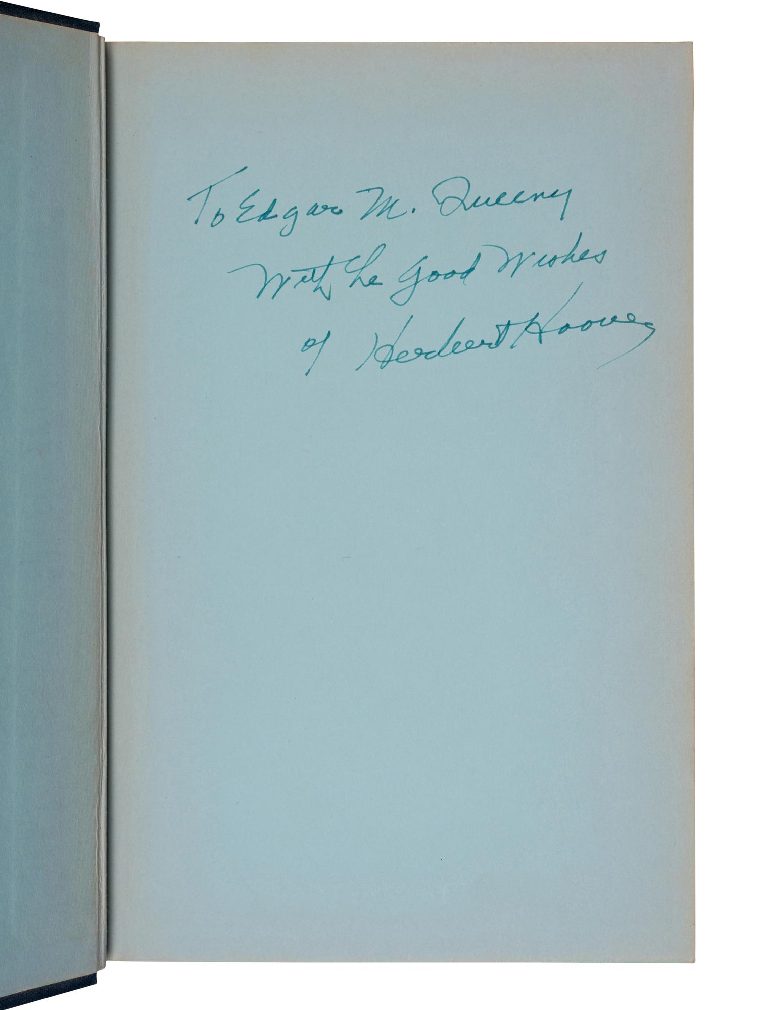 [U.S. PRESIDENTS -- SIGNED]. A group of 4 signed works, comprising: