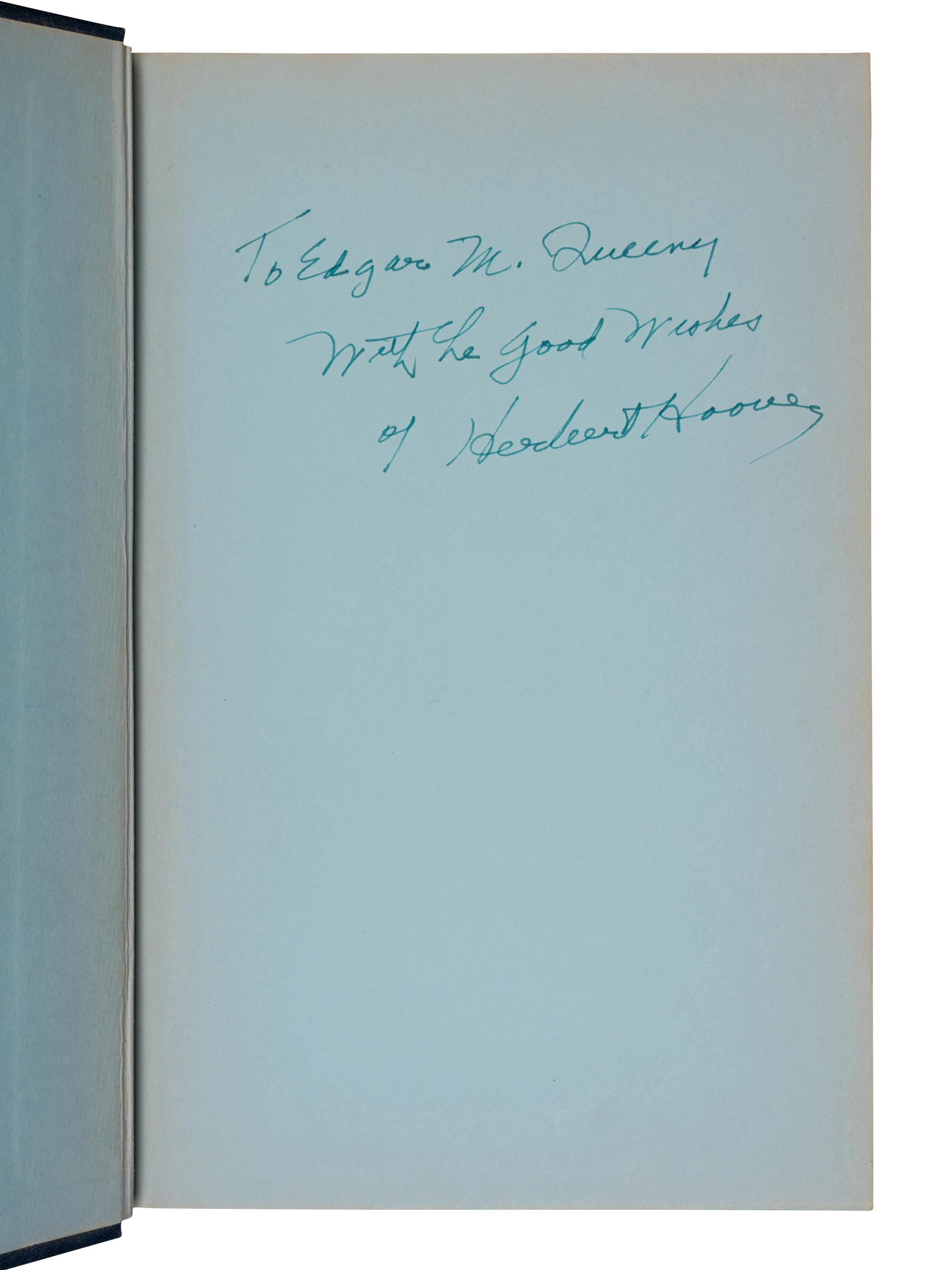 [U.S. PRESIDENTS -- SIGNED]. A group of 4 signed works, comprising: