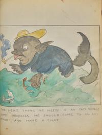 [Children's & Illustrated] Crane, Walter. Original Unpublished Manuscript Picture Book