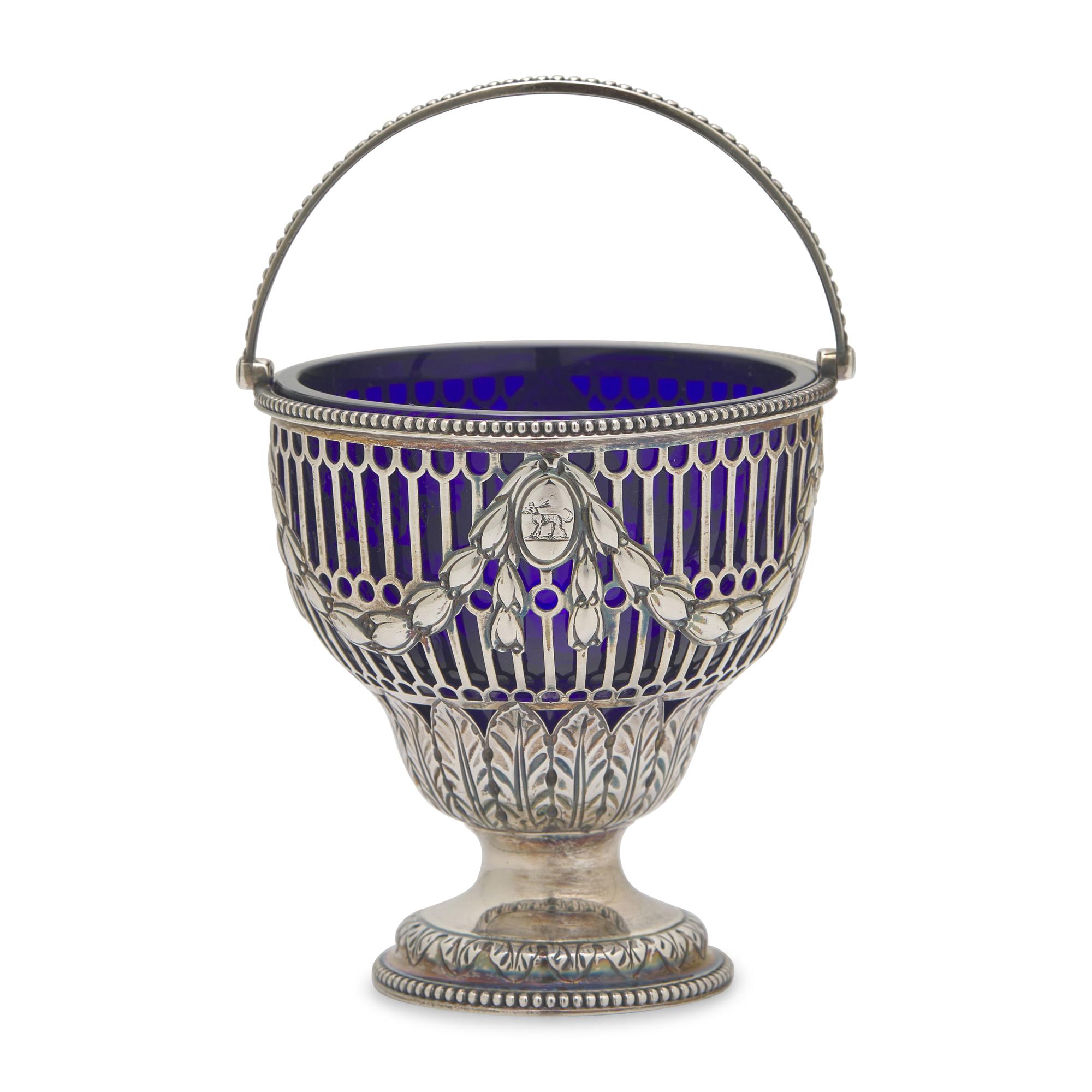 A George III Pierced Silver Sugar Basket