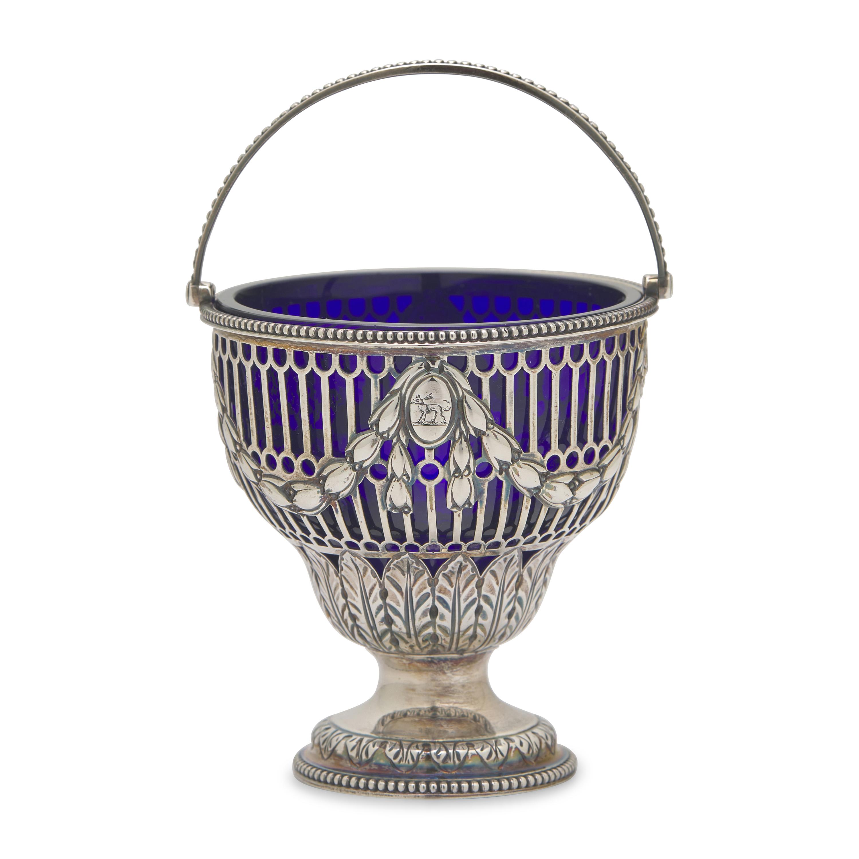 A George III Pierced Silver Sugar Basket