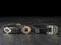 Southwestern-style Sterling Silver Cast Concha Belt and Ranger Set