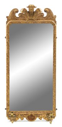 A George II Giltwood Girandole Mirror