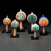 Group of Pueblo Polychrome Rattles, From the Collection of Dick Jemison, Alabama