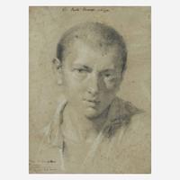 Attributed to Giovanni Battista Piazzetta (Italian, 1682–1754) Portrait of a Young Boy, Bust-Length