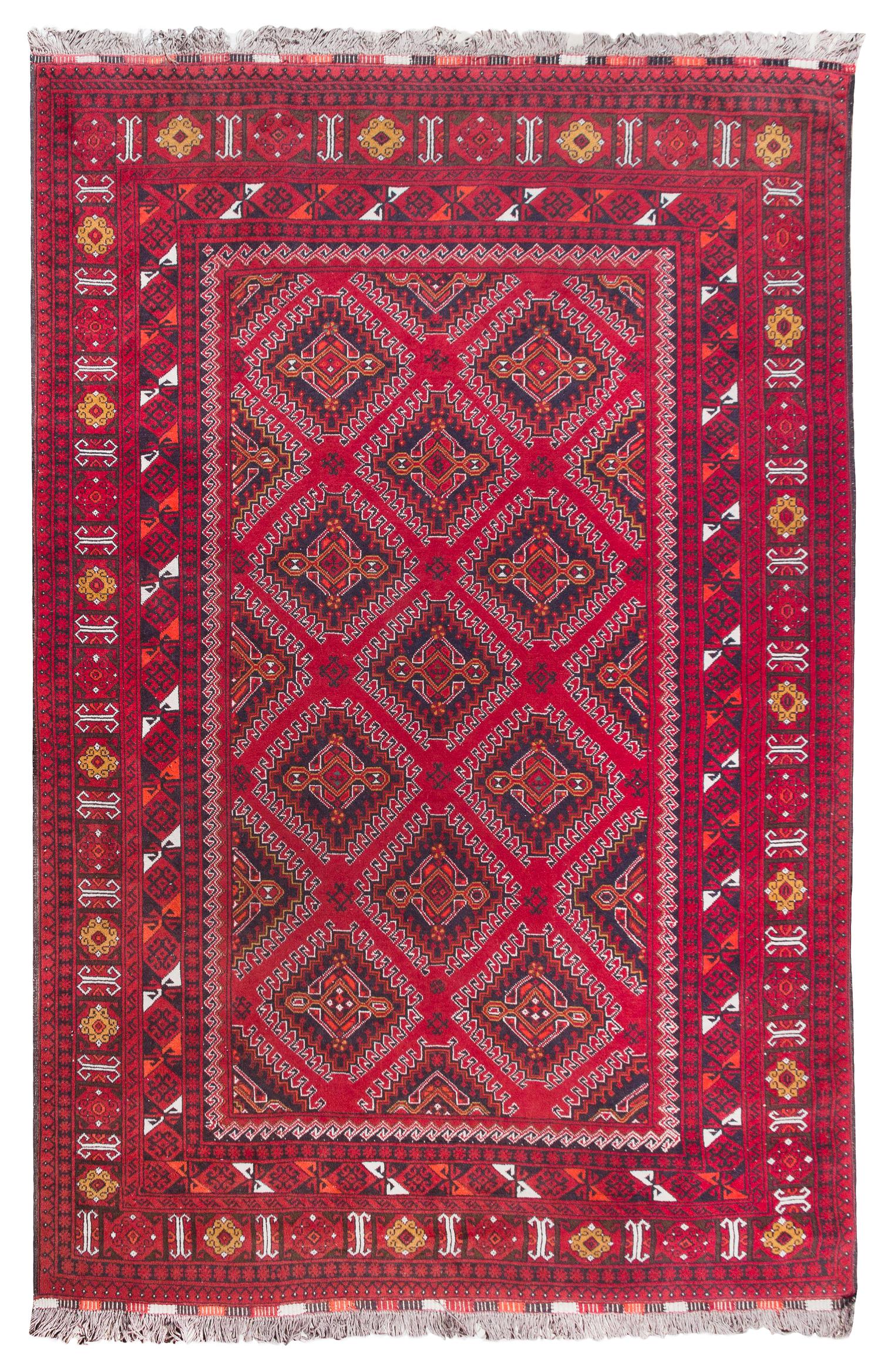 A Turkoman Wool Rug 9 feet 9 inches x 6 feet 6 inches. — FIRST HALF 20TH CENTURY