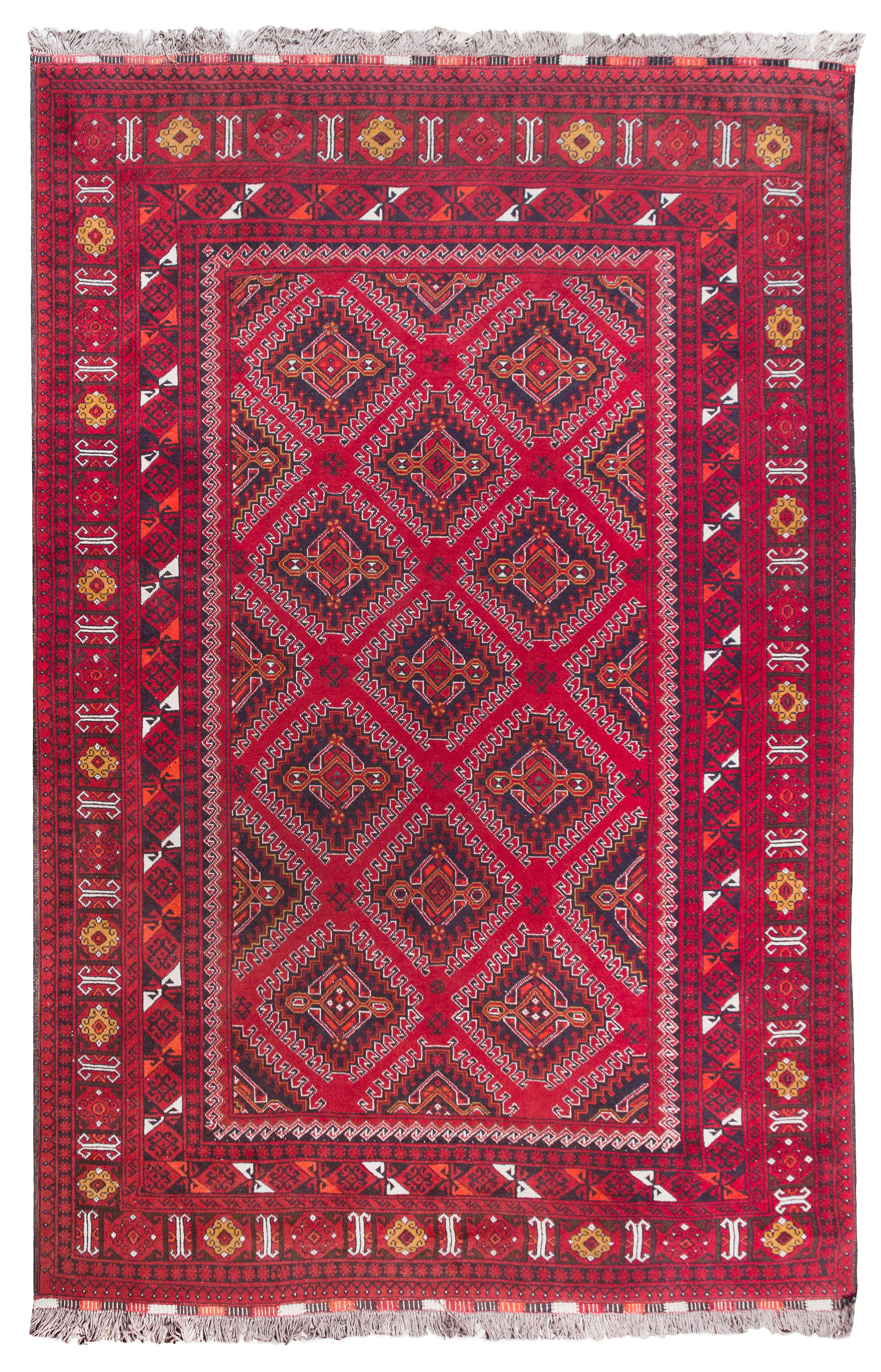 A Turkoman Wool Rug 9 feet 9 inches x 6 feet 6 inches. — FIRST HALF 20TH CENTURY