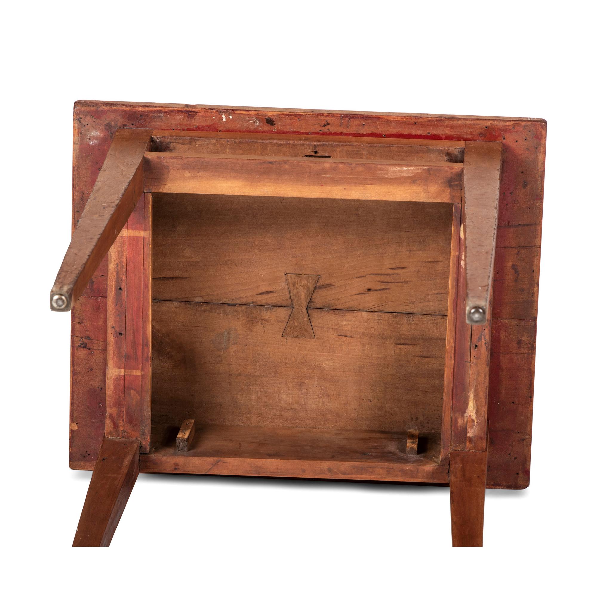 A Federal One-Drawer Cherrywood Work Table