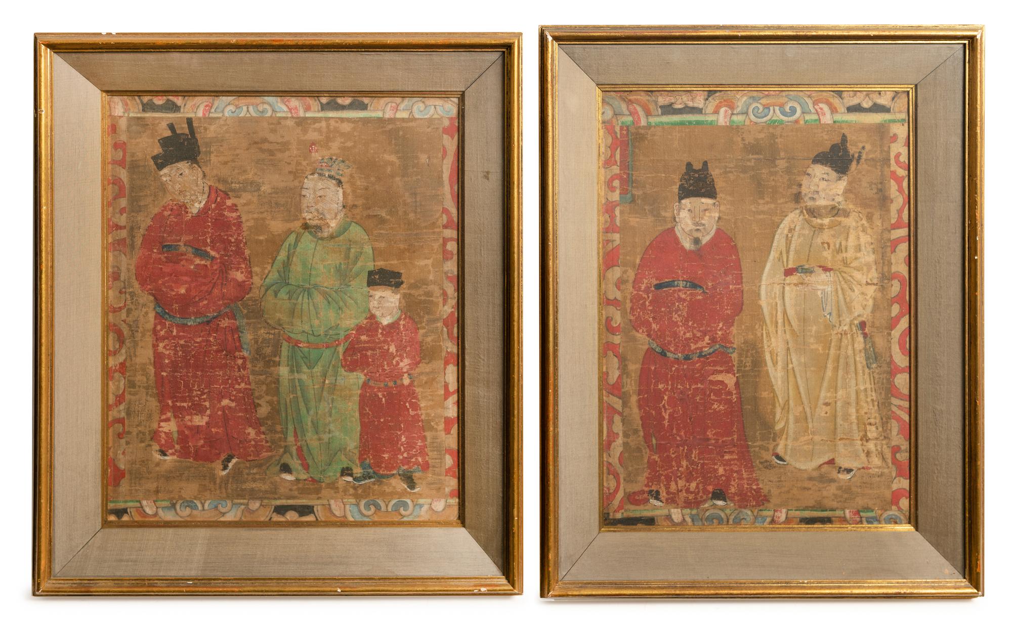 Two Dunhuang Mural Fragments