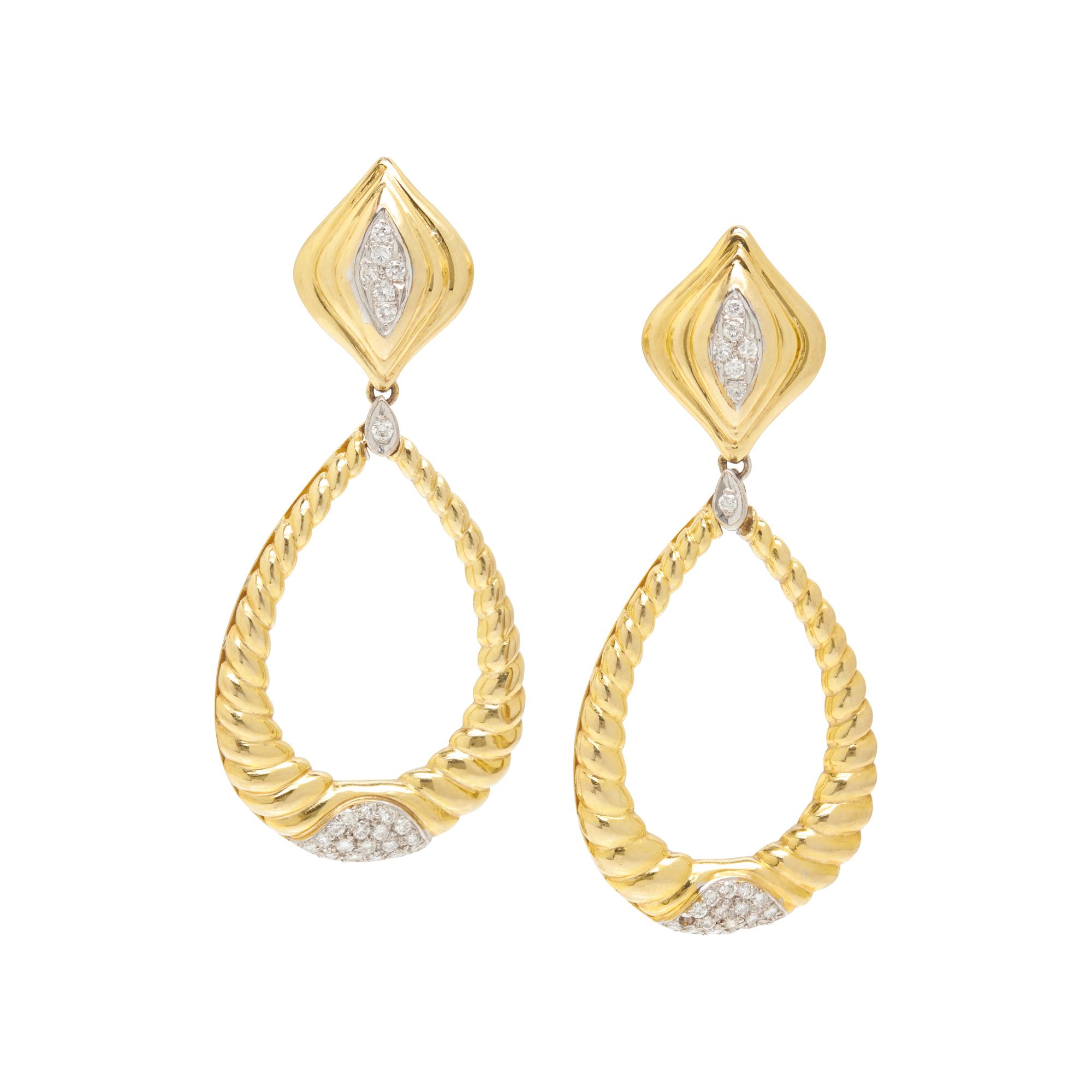 DIAMOND CLIP EARRINGS
