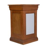A Belding's Silk Co. Oak Spool Cabinet
