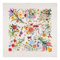 Gucci, Five Silk & Two Cotton Scarves