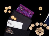 A Collection of 86 Chanel Buttons