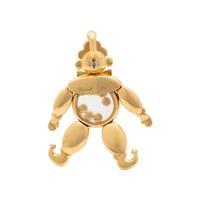 CHOPARD, YELLOW GOLD 'HAPPY DIAMONDS' CLOWN PENDANT