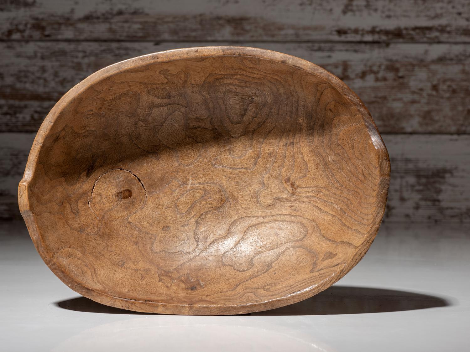 Northeastern Woodlands Crested Burl Bowl
