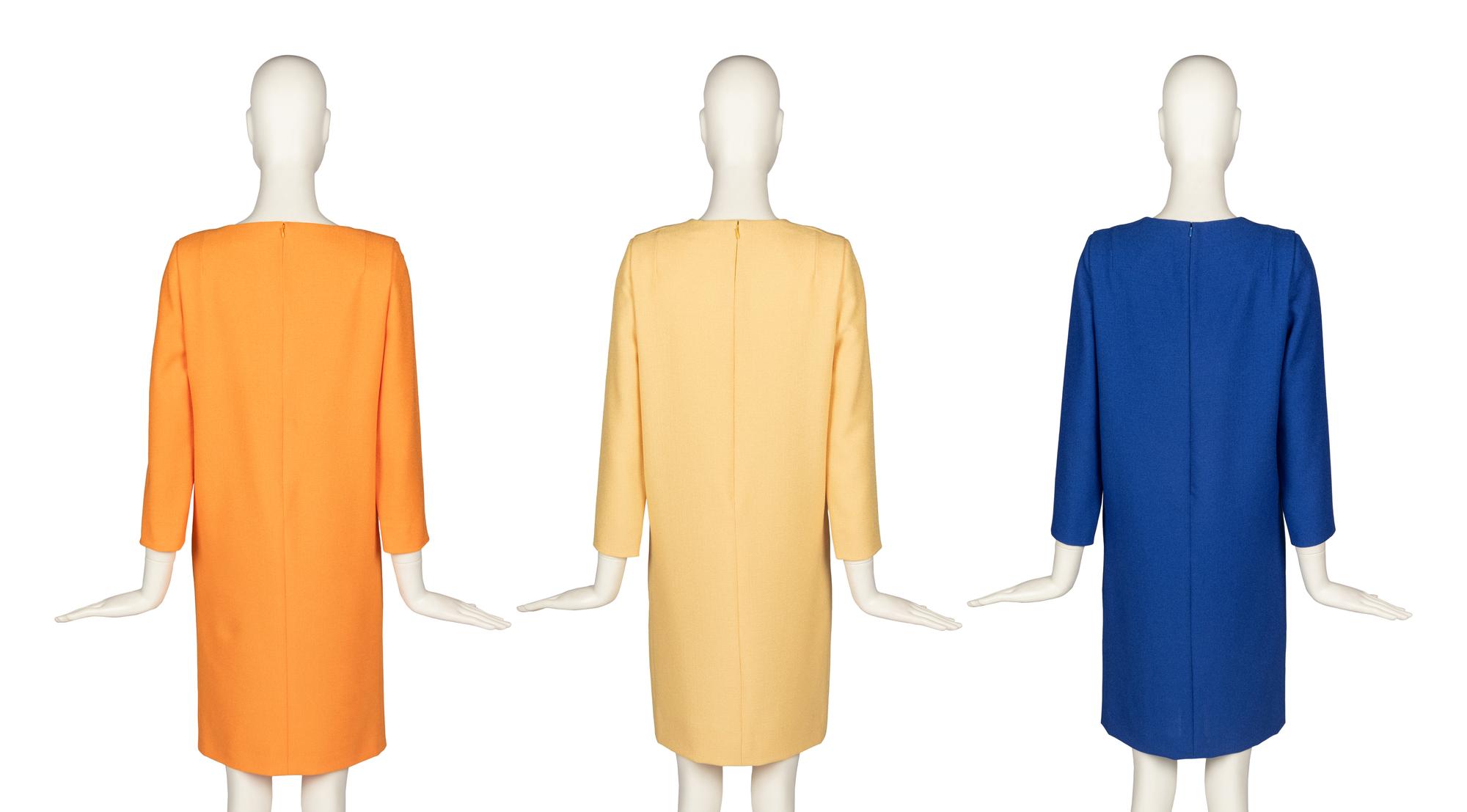 Three Pierre Cardin Haute Couture Dresses