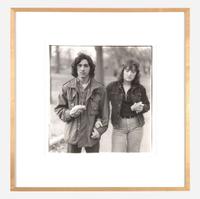 Diane Arbus (American, 1923-1971) A Young Man and His Girlfriend with Hot Dogs in the Park, N.Y.C.