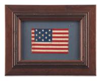 [FLAGS]. 13-star parade flag. Ca 1870s or after.