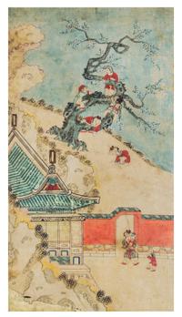Anonymous, (Korean, second half of 19th Century), Baekjado (One Hundred Children)