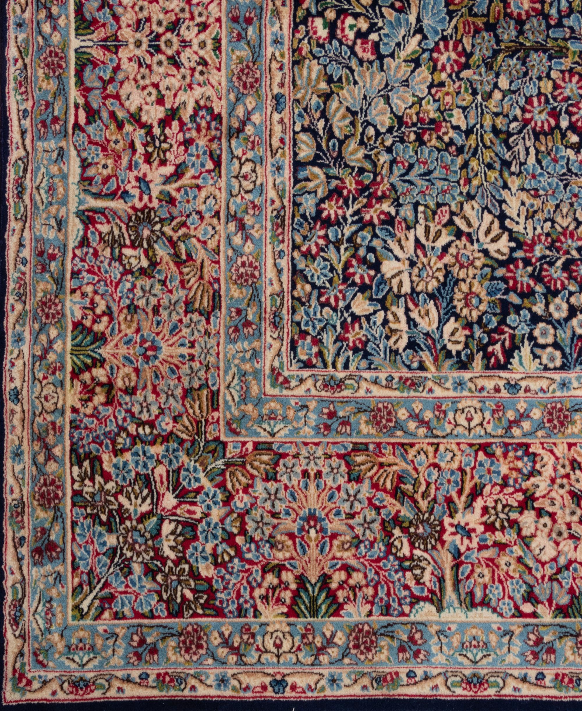 A Kirman Wool Rug