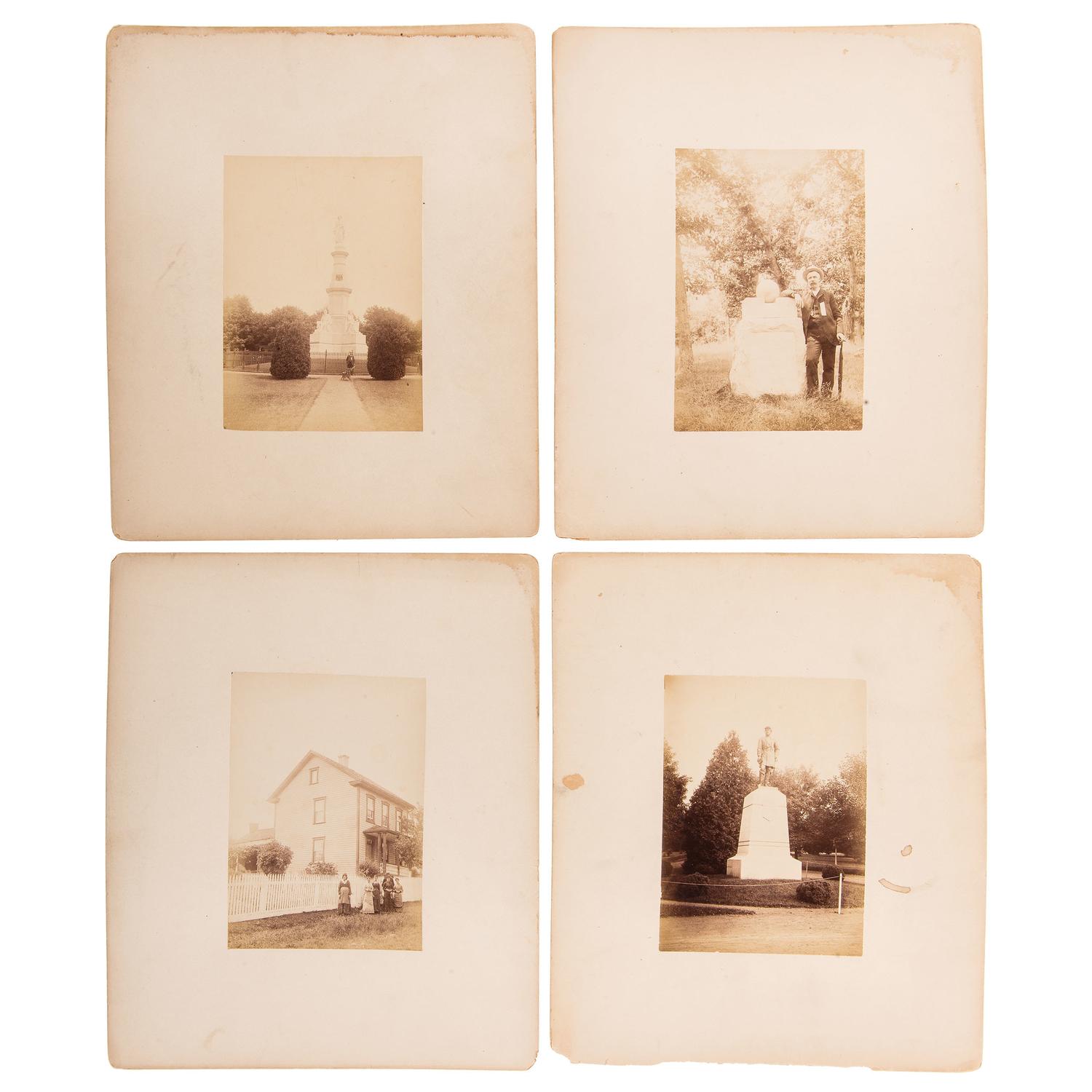 Gettysburg Reunion Photograph Collection Identified to Lieutenant George K. Collins, 149th New York Infantry, Twice WIA