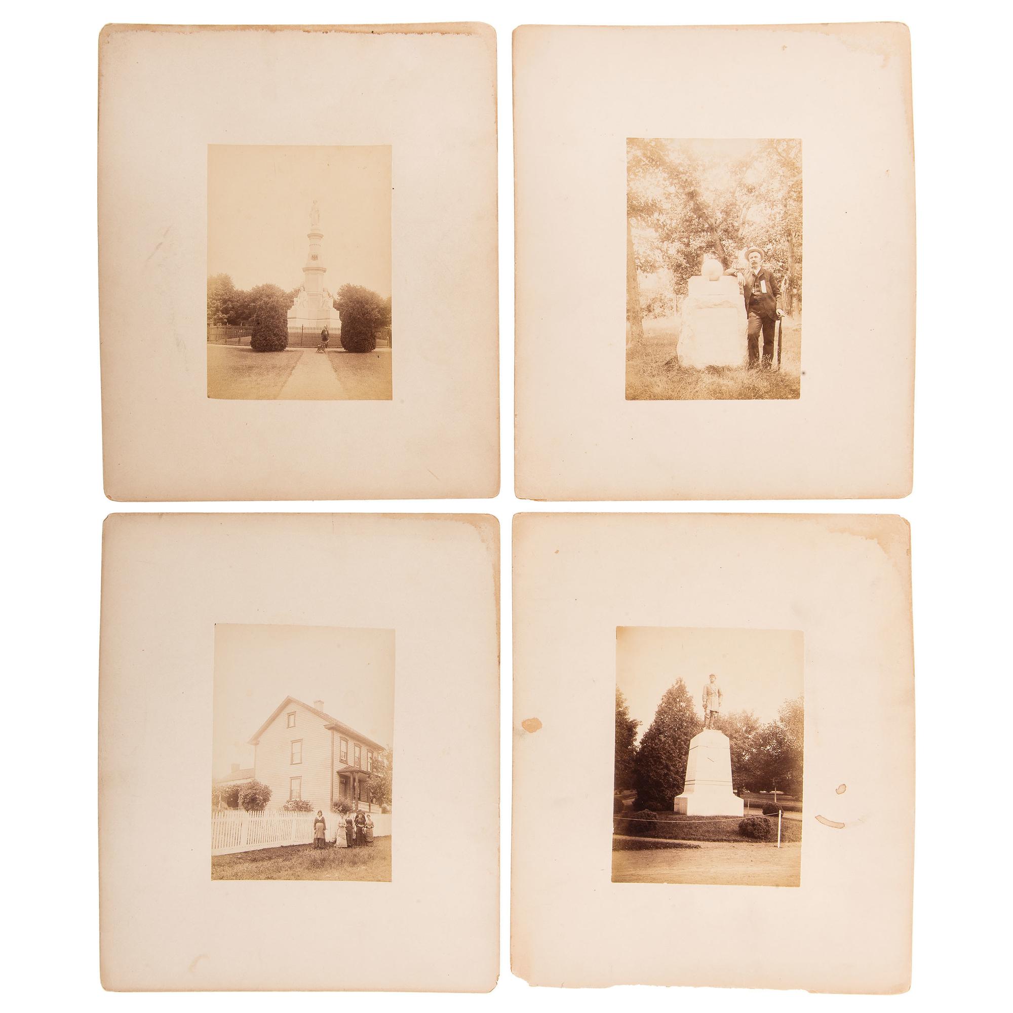 Gettysburg Reunion Photograph Collection Identified to Lieutenant George K. Collins, 149th New York Infantry, Twice WIA