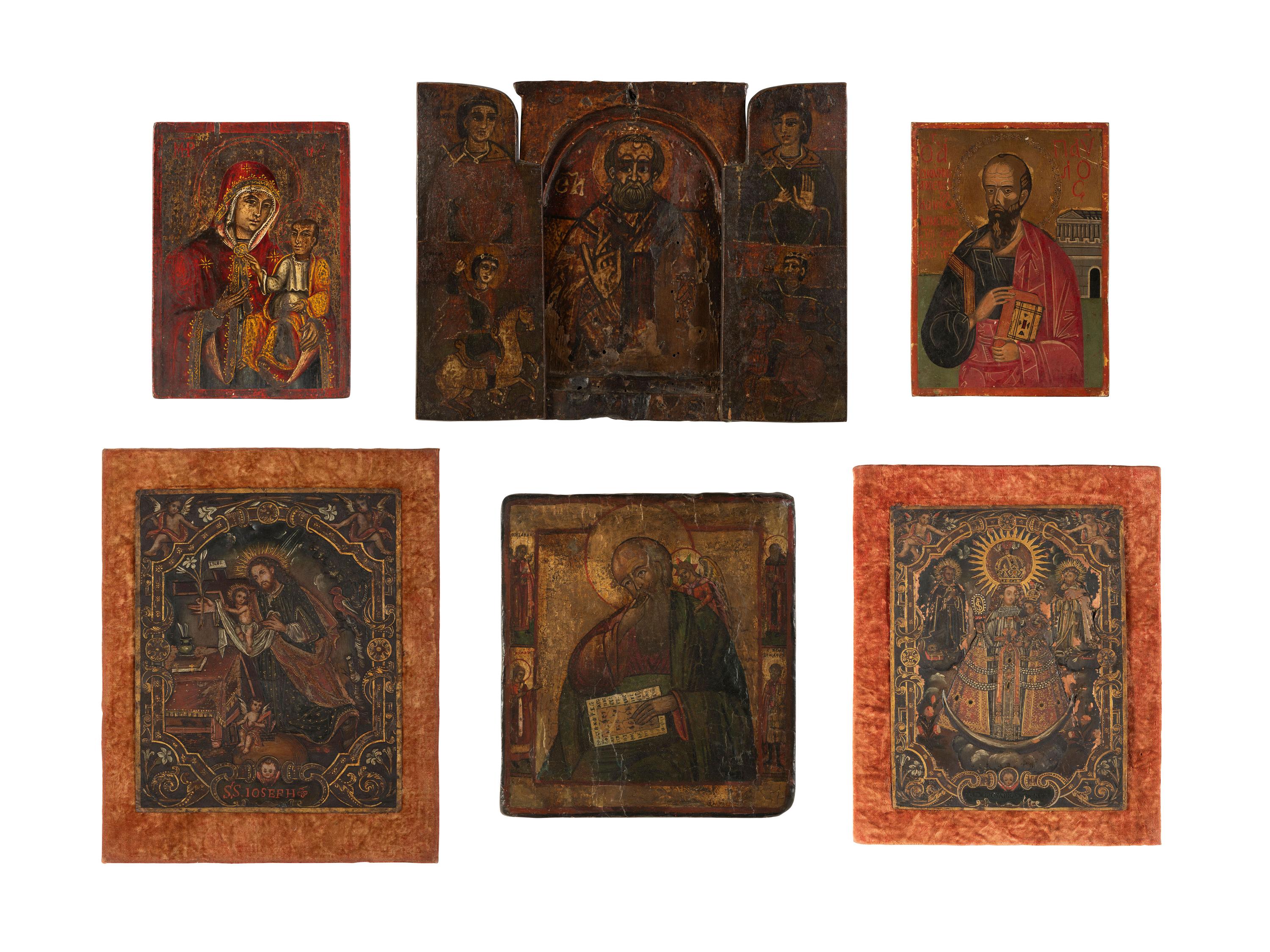 Six Eastern European Icons