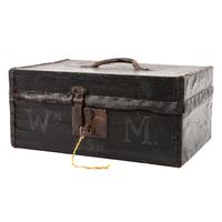 [CIVIL WAR] - [US NAVY]. MACOMB, William H. (1818-1872). Leather-covered travel case. N.p., n.d.