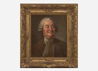 Louis Tocqué (French 1696-1772) - Portrait of a Gentleman, said to be Valentin Jamerei Duval (1695-1775)