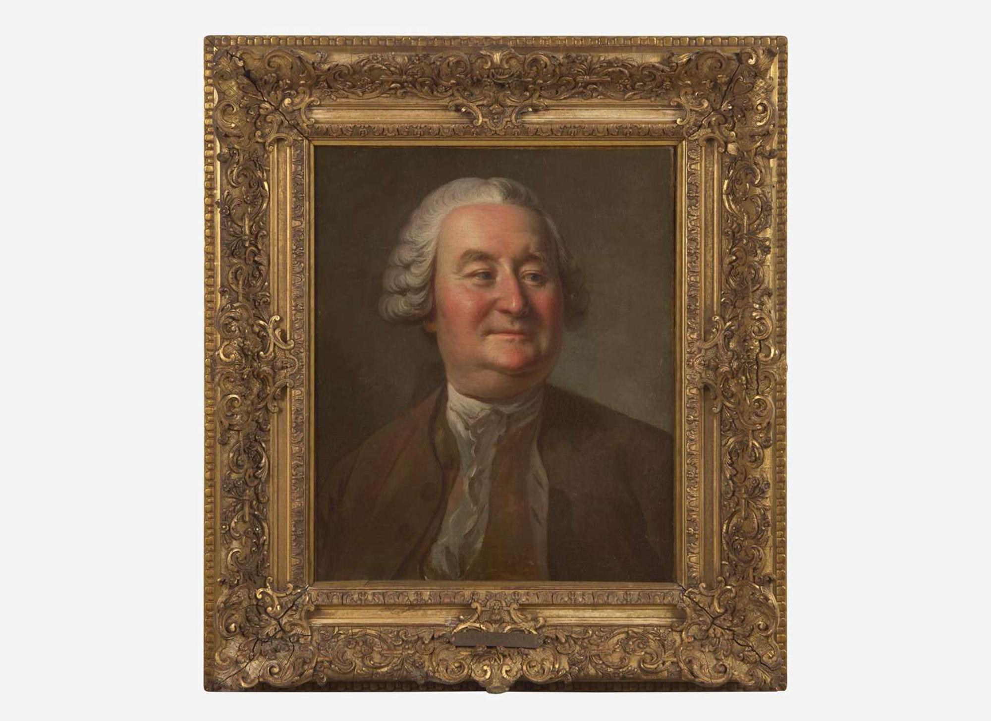 Louis Tocqué (French 1696-1772) - Portrait of a Gentleman, said to be Valentin Jamerei Duval (1695-1775)