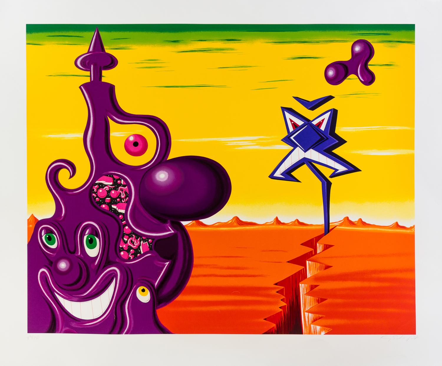 Kenny Scharf, (American, b. 1958), Sajippe Kraka Joujesh, 1998