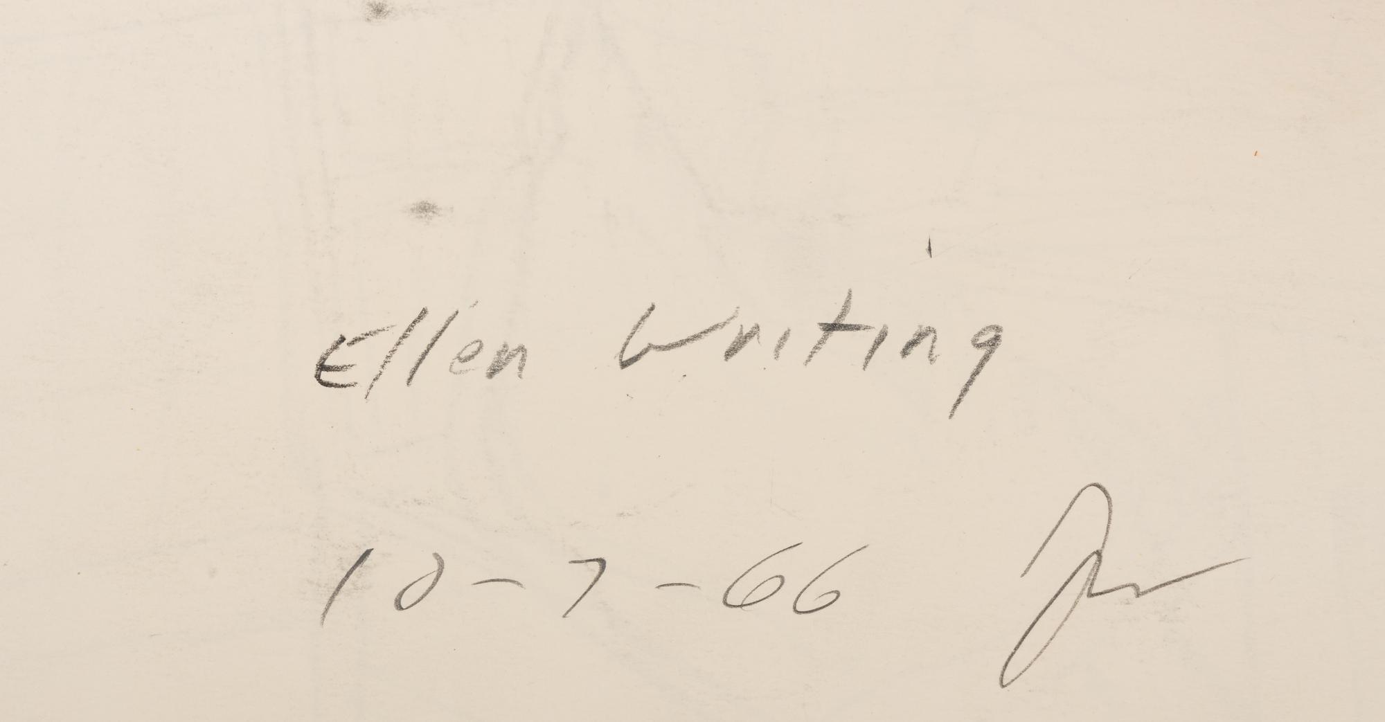 Ellen Writing , 1966, Becky Making a Doll , 1966, and Becky Sewing , 1966 (a group of three works)