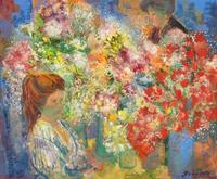Emilio Grau Sala (Spanish, 1911-1975) — Fleurs, Paris, 1969