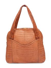 Nancy Gonzalez, Brown Crocodile Bag