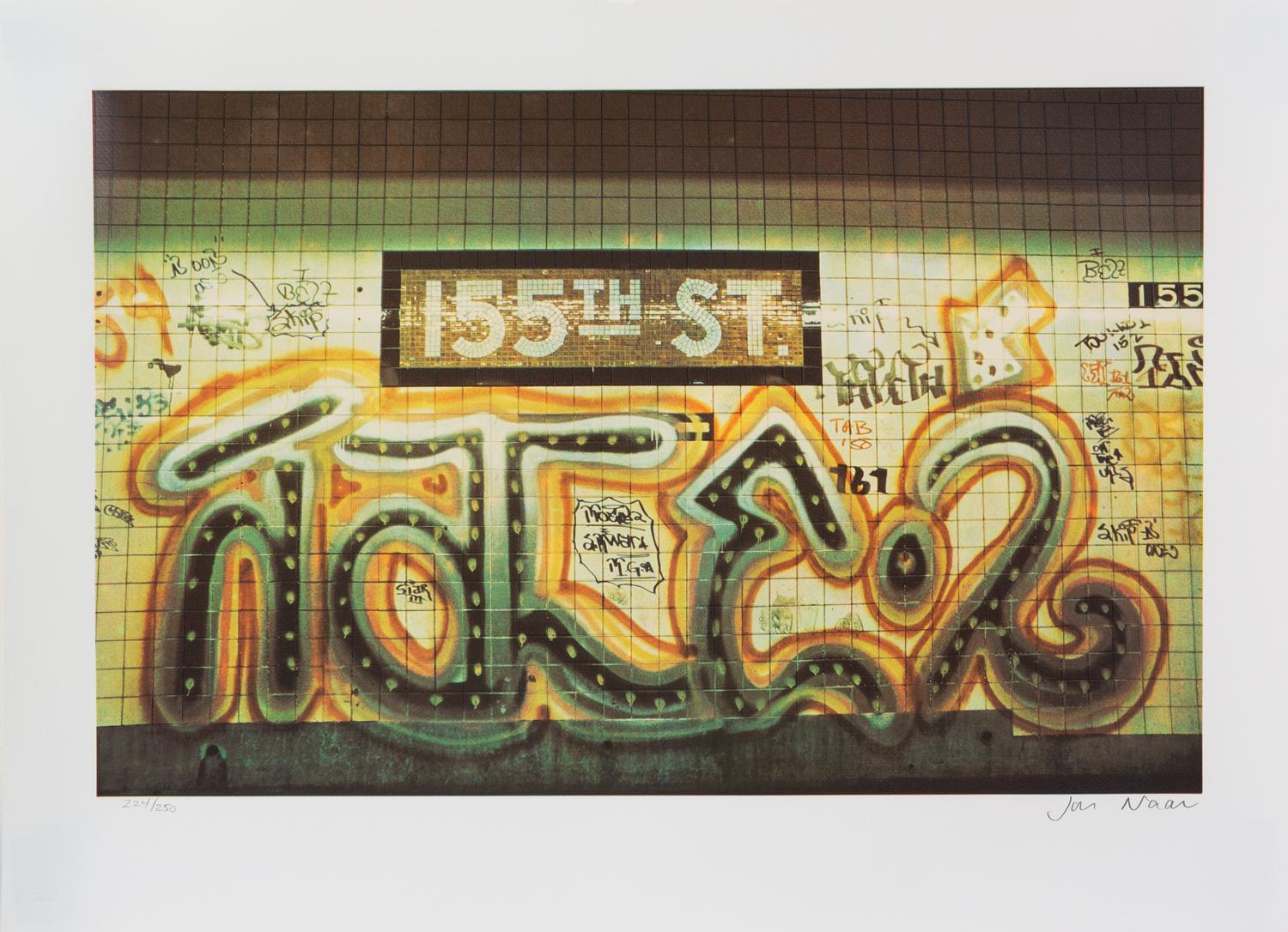 Jon Naar, (American, 20th Century), Two Works; and Untitled 4 (155th Street) from the Faith of Graffiti Portfolio