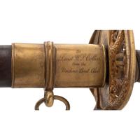 Klingenthal US Model 1850 Staff & Field Officers Sword Presented to Lt. (later Major) W.S. Collier with Framed Pictures