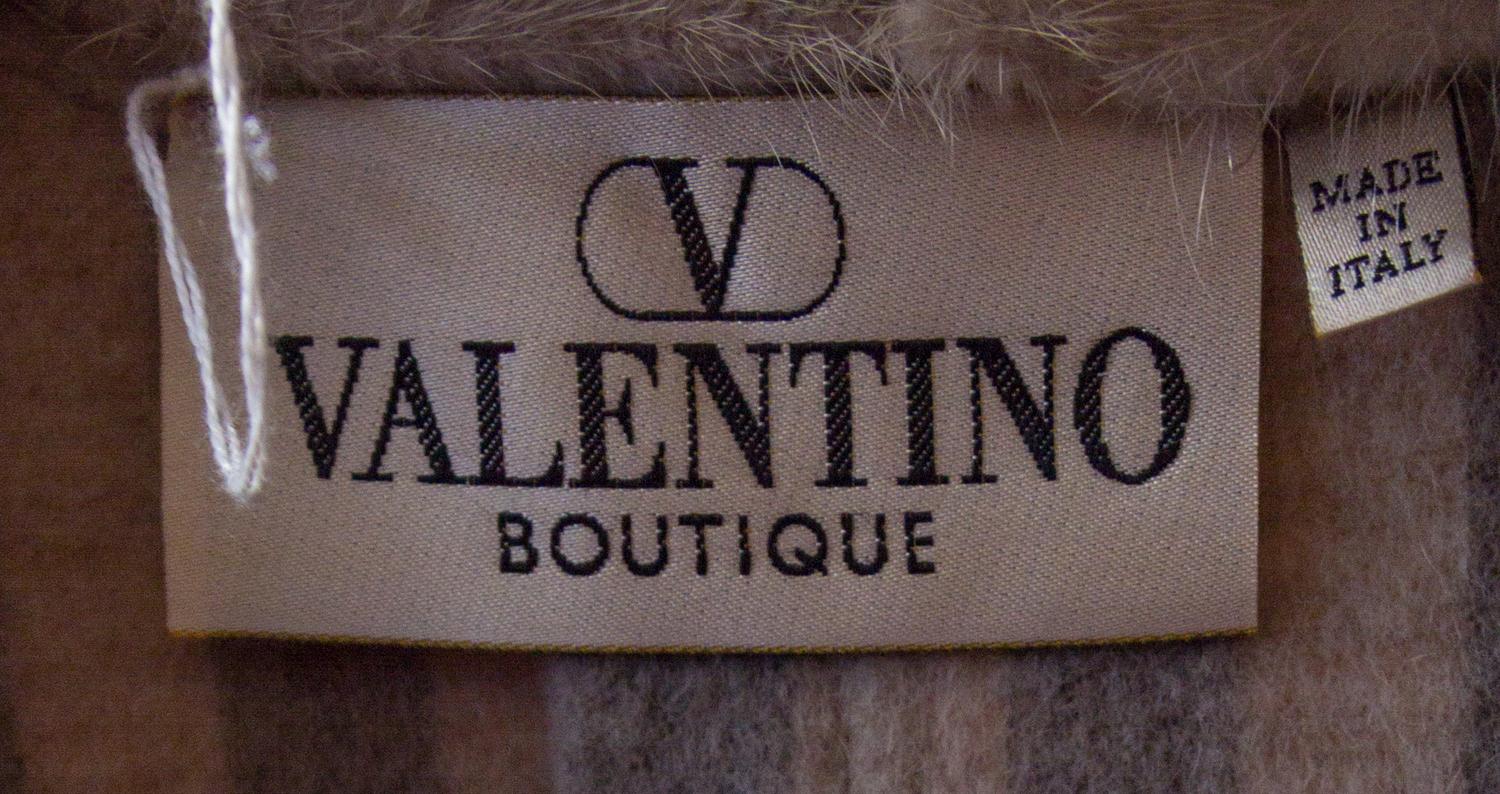 A Valentino Oatmeal Skirt Ensemble, Size 10.