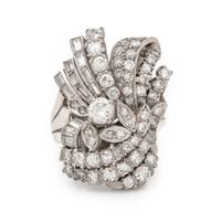 Diamond and White Gold Ring