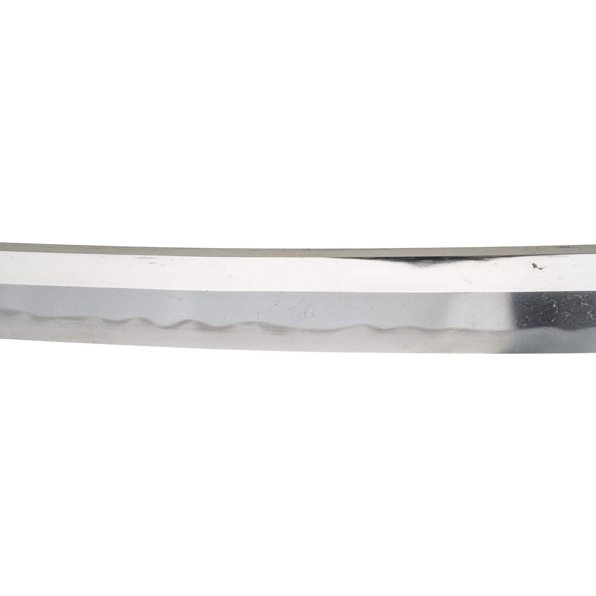 Signed Edo-Period Japanese Wakizashi in Shirasaya with NTHK Origami