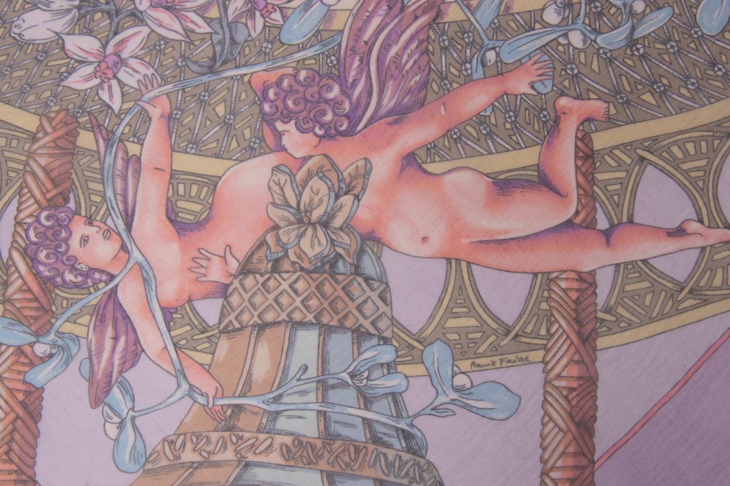 Three Hermès 90cm Silk Chiffon Scarves