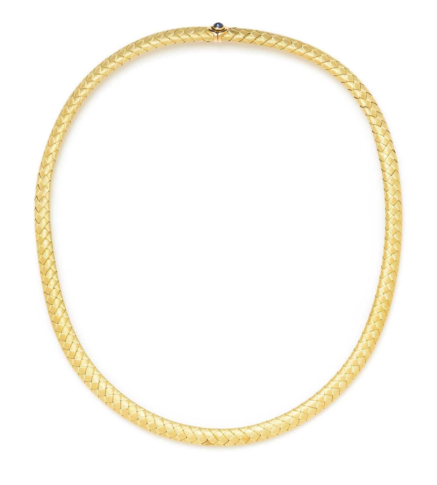 An 18 Karat Yellow Gold Collar Necklace, Roberto Coin, 29.40 dwts.