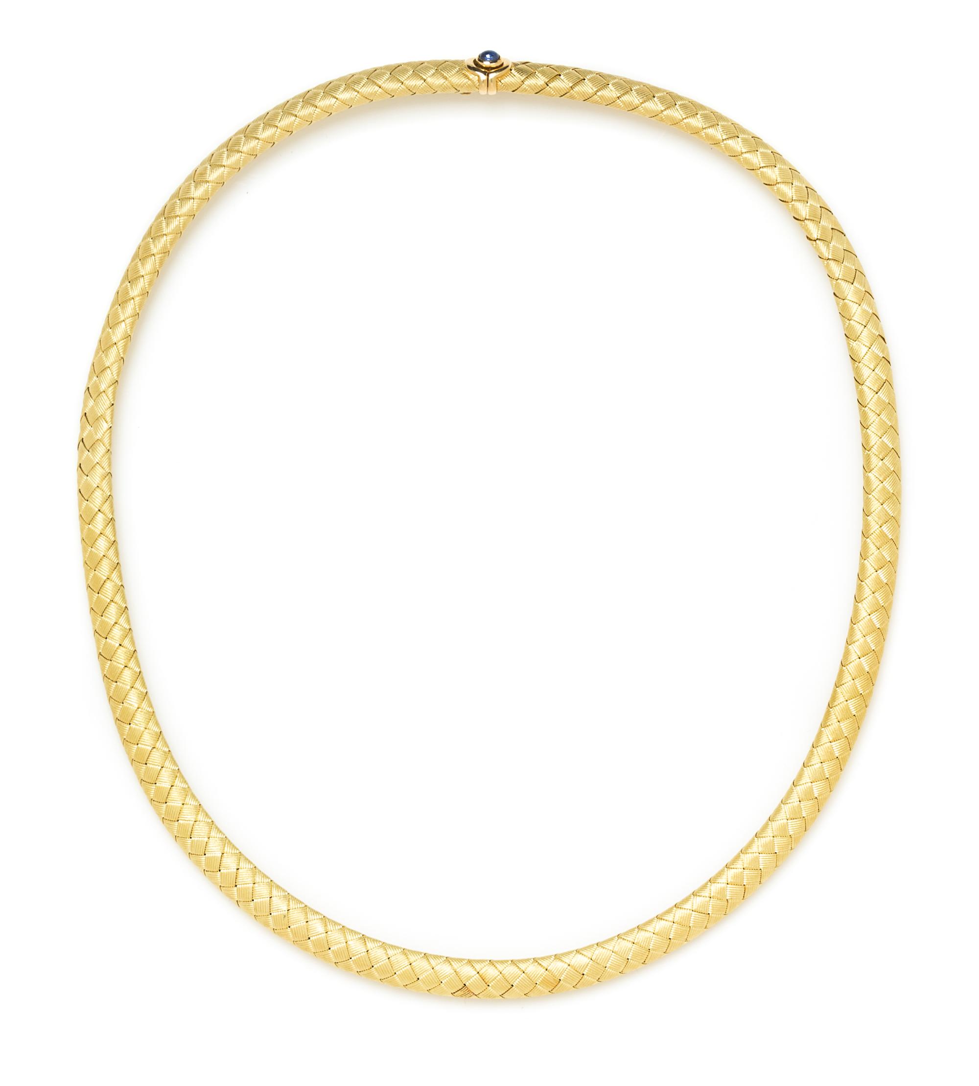 An 18 Karat Yellow Gold Collar Necklace, Roberto Coin, 29.40 dwts.