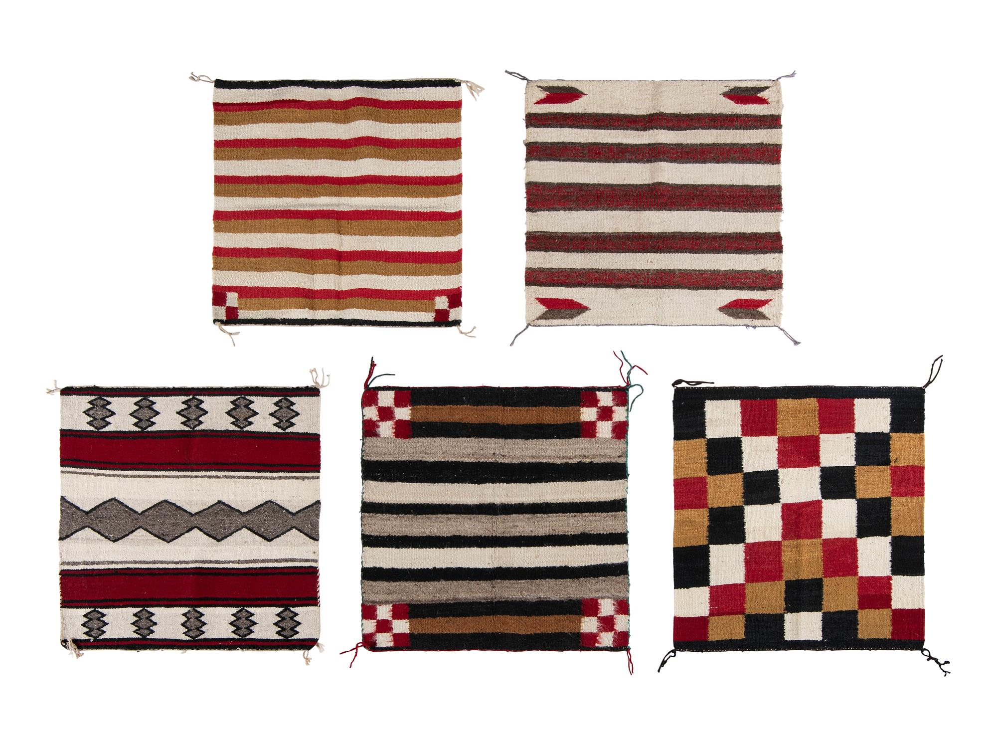 A Group of Single Saddle Blankets